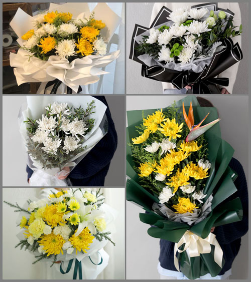 广东湛江市吴川市王村港镇覃寮村白事花束代送
